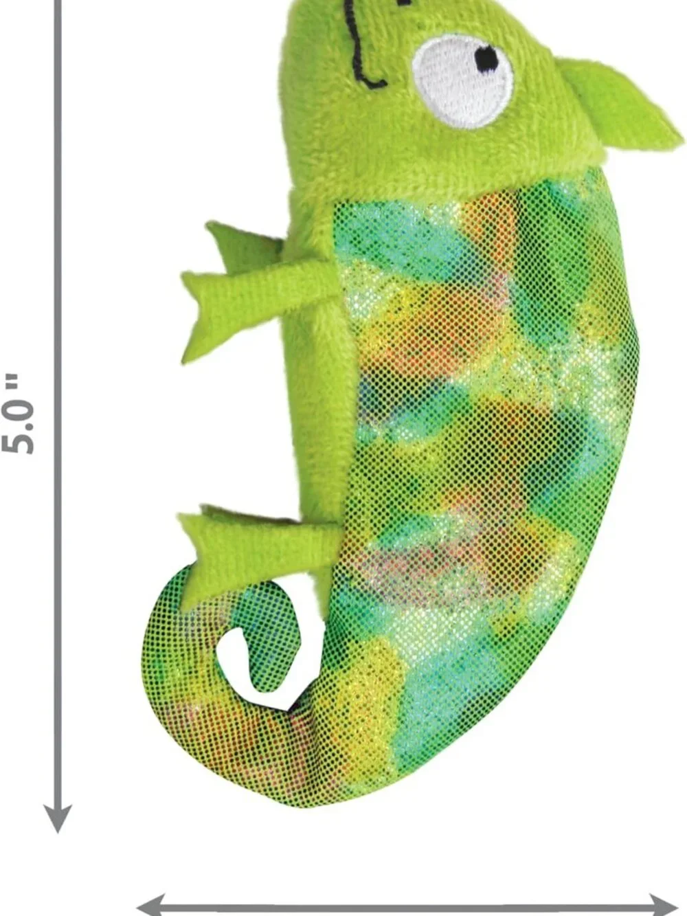 KONG Refillables Chameleon Catnip Cat Toy Refillable Plush Interactive